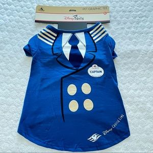 🐾🚢💙Captain Mickey Disney Cruise Line Pet Jersey Tee Disney Tails🐾